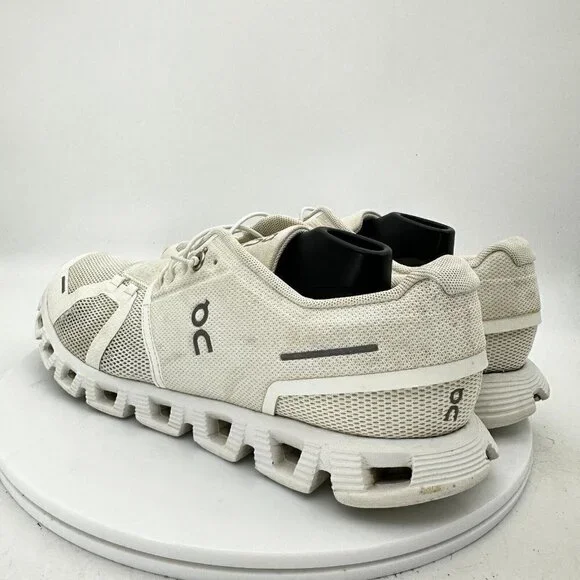 On Cloud 5 Swiss Engineering Women Size 9.5 59.98902 Pearl White Running Shoes - Picture 7 of 14
